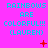 A bright pink background displays cyan text reading "RAINBOWS ARE COLORFUL!!! (LAUREN)" with red symbols changing across three