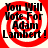 Four identical red and white spiral backgrounds with black text reading "You Will Vote For Adam Lambert!" arranged in a