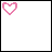 20 pixel-art with pink heart icons, displaying sequential text changes from 'TH' to 'LIKE HIM A lot', including intermediate phrases like 'THERE'S THIS guy and I really'