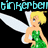 Pixelated cartoon fairy with blonde hair and green dress, wings, and hand on hip, with text above and below.