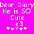 Pixelated text and symbols on a bright pink background with repeated phrases, heart symbol, and star-like shapes.