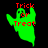 Green ghost icon with red 'Trick or Treat' text, showing two distinct color variations against black background.