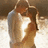 A pixelated image of a couple embracing, with orange text on a dark teal background reading "i hope he holds him Tight gives him all the love cuz he's the reason the teardrop in my guitar".