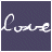 Animated contact sheet of a buddy icon showing text-based animation with 'love' and 'heartbreak' phrases on dark blue background.