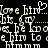Pixelated text repeats 'Love him... his gayness be known to love him' with a heart symbol above the first line, all in white on black.