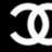 Black-and-white stylized double-C logo on left, pink pixelated text 'Hey it's... Lydia!!!!!!!' on white background right.
