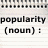 A pixelated image shows a split-screen with text definitions above and two distinct visual sections below featuring stylized names.