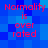 Red text reading "Normality is over rated" on a blue pixelated background with four identical sections