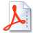 Static icon shows red stylized 'A' symbol on white document with blue-gray border and folded corner.