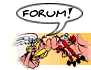 Two side-by-side cartoon-style images of hands holding a red and yellow object with wings, each with a speech bubble above.