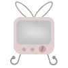 identical retro-style television icons with bunny ears, each displaying the word 'profile' on a gray screen against a light gray background