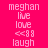 Pixelated text and symbols on a bright pink background with alternating light purple rectangular overlays.