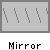 Pixel art animation of two yellow figures with white heads in a gray room with vertical lines, showing sequential changes in pose and a speech bubble.