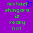 Purple background with green pixelated text reading "michael shingora is really hot" and a blue heart symbol above the 'l' in michael on the left side.
