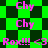 Green and black checkered background with pink text 'Chy' and 'Rox!!! <3' repeated across the image.
