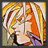 Pixelated static image of two anime-style characters with flowing hair and dynamic poses against a gradient background.