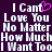 Pixelated text on dark purple background with pink heart symbol replacing 'o' in 'Cant' on left side.