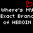 Red pixelated heart symbol above white text on black background, with repeated phrases and partial words visible.