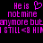 Pixelated text in bright pink on black background reads "He is not mine anymore but I still <3 him" with a heart symbol replacing the 'love' word.