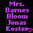 Two identical pixelated text displays with purple lettering and a pink heart symbol on black background, side-by-side.