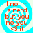 Four identical pixelated display red text on a blue spiral background with white outlines