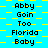 A static image displays a of repeated text phrases on a blue and yellow checkered background