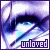 A 3x3 contact sheet of eight animated frames showing a close-up of a person's eye with purple and blue tones, each frame containing the text 'unloved' in pixelated font at the bottom.