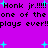Purple background with repeated black text and cyan plus signs, no visible animation changes.