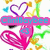 Pixelated icon with pink banner reading 'ClintBoybee' over heart-shaped design, featuring purple outline hearts and blue text on left side.