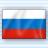 Static pixelated image of a rectangular flag with three horizontal stripes: white top, blue middle, red bottom, framed by light gray border on all sides.