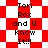Red and white checkered background with black text reading 'Tori Rox and U Know It!!!' in two identical vertical sections, one with square and one with diamond