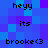 Pixelated text elements arranged in a on blue-purple gradient background, with repeated phrases and emoticon