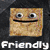 Four pixelated square icons with cartoonish faces on a dark background, each labeled with descriptive text below.