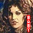 nine identical pixelated images showing a woman with curly brown hair and red text reading "BABY" on the right side