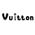 Pixelated black text reading "Vuitton Designs" on a white background, displayed as two separate frames in a contact sheet layout.