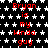 Black background with white star pattern and red text repeating "Bryan is my kinda guy" in pixelated font across the image.
