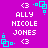 A static image with a purple background displays repeated text and symbols in white and cyan.