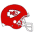 Red football helmet with white facemask and a stylized 'W' logo on the side, rendered in pixelated style.