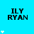 Pixelated text "ILY RYAN" appears in black on cyan background with white star icons varying by position and quantity across frames.
