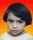 Two side-by-side pixelated portraits with gradient backgrounds, one showing a person in profile and the other facing forward.