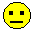 Six yellow pixelated smiley faces arranged in two on a gray background, each with distinct facial expressions including neutral, smiling, surprised, angry, and sad