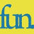 A four- of pixelated images: yellow background with blue 'fun' text, a group photo with a heart symbol, colorful 'BEST friends' text over grayed-out words, and crossed hockey sticks on white