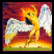 A pixelated animated contact sheet showing a yellow winged figure against a fiery background with "LED ZEPPELIN" text on the right.