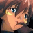 A pixelated anime-style character face on the left with blue eyes and brown hair, next to a black background with white text reading "Anime IM" above smaller text "com".