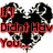 Black heart-shaped icon with white ornate border and red text reading "If I Didnt Hav Would be You... A Blank Canvas empty... of all of your livid colors." on a white background.