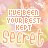 A static image with repeated text 'I'VE BEEN YOUR BEST KEPT SECRET' in orange and white lettering over a soft pink and green gradient background.
