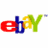 Pixelated eBay logo in red, blue, yellow, and green on white background; four- with text on blue and gray backgrounds