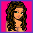 Pixel art contact sheet showing four frames of a female character in summer attire with text "Summer 05" on a bright pink background.