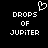 Pixelated white text on black background with a heart symbol above the left side of the text.