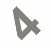 Gray stylized 'A' icon with yellow 'GTSC' text overlay, showing animation frames where the text shifts position across the icon.